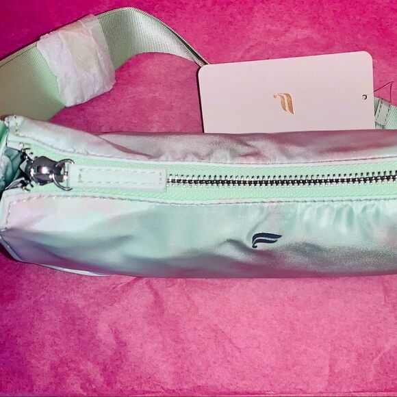 Fabletics MZ Mini Shoulder Bag Aloe Ethereal Tie-Dye Print Adjustable Strap - Picture 14 of 16